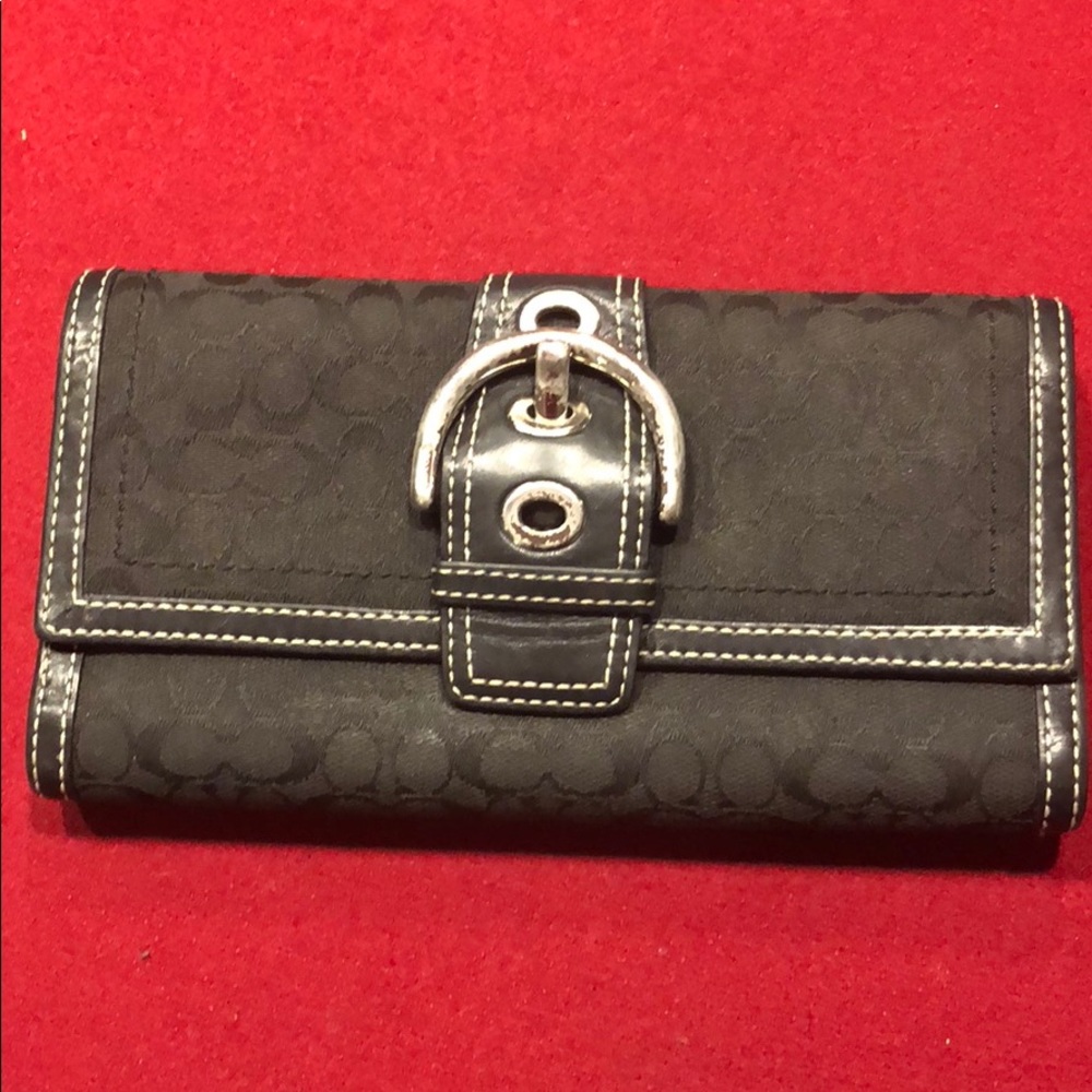 Large coach wallet